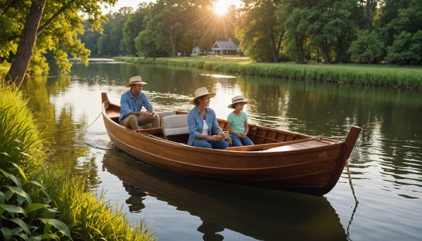 Balades en bateau et détente au fil de l'eau