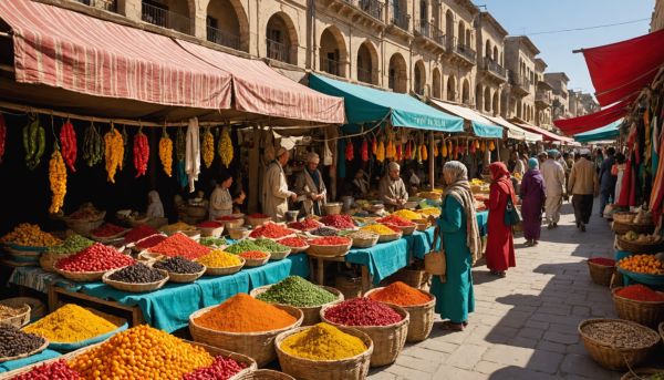 Marchés colorés et traditions locales authentiques
